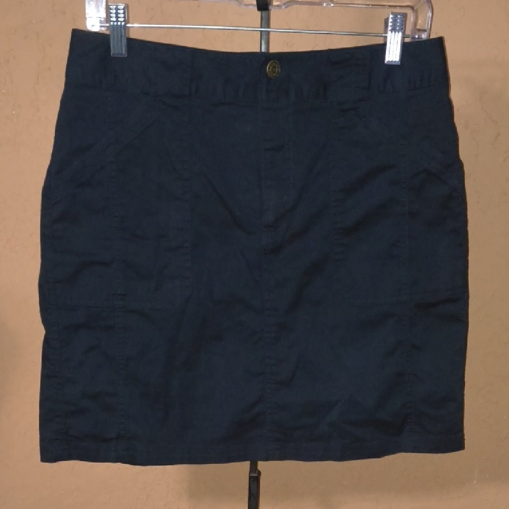 Croft & Barrow Women's Black Stretch Skort Size 10